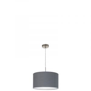 Grijze moderne hanglamp stof, Abano