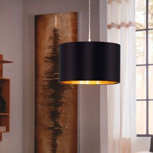 Gouden moderne hanglamp stof, Terme