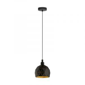 Zwarte moderne hanglamp staal, Silva