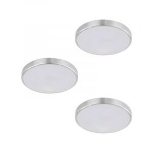 Zilveren keukenkast verlichting Vanya, aluminium, 2W 3000K (warm wit) LED