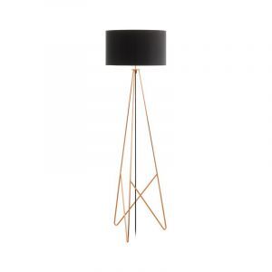 Stalen vloerlamp Viola koper