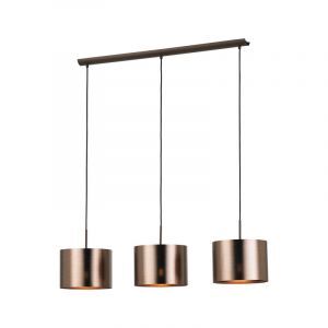 Bruine design hanglamp kunststof, Noor