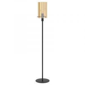 Zwarte moderne vloerlamp, Ritesh, staal