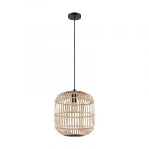 Landelijke hanglamp hout, Ankie