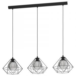 Zwarte industriële hanglamp staal, Yuen