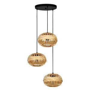Bruine landelijke hanglamp metaal, Firenze