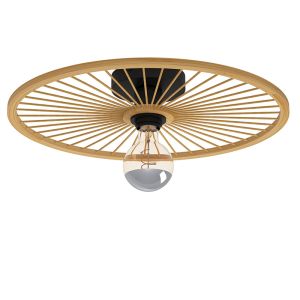 Landelijke plafondlamp hout, Jacklyn