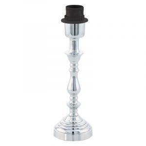 Chromen design tafellamp zonder kap metaal, Mason, met schakelaar