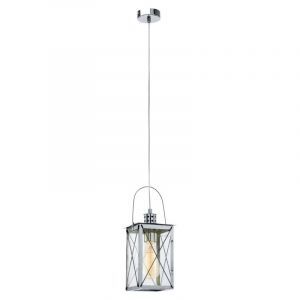 Chromen vintage hanglamp metaal, Abderrahim