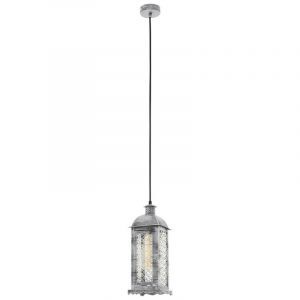 Zilveren retro hanglamp metaal, Abderrahman