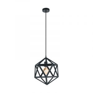 Zwarte industriële eettafel hanglamp metaal, Agnita