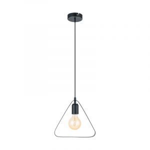 Zwarte hanglamp metaal, Aida