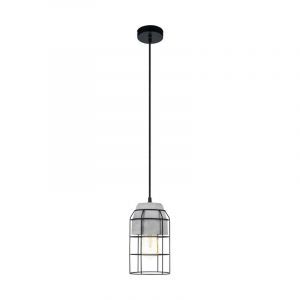 Betonnen hanglamp zwart, Aimad
