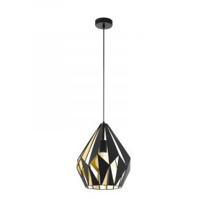 Zwarte moderne hanglamp metaal, Acri