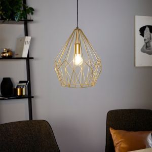Gouden industriële hanglamp metaal, Acri
