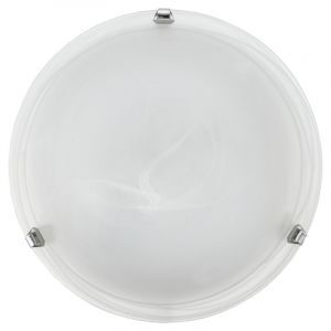 Chromen plafonnière glas, Alcor