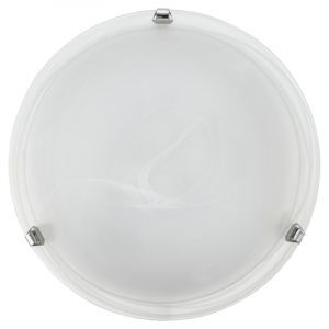 Chromen plafonnière glas, Alcor