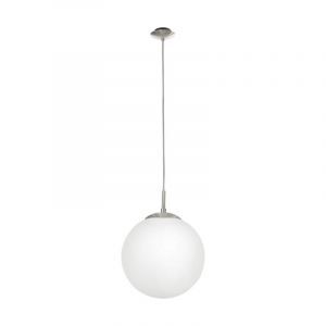 Nikkelen moderne hanglamp glas, Dave