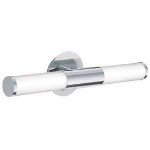 Langwerpige Euska badkamer wandlamp hoog glaasje