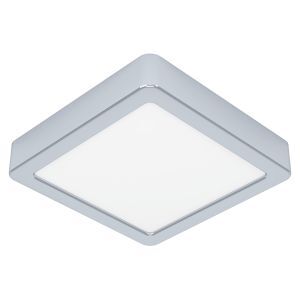 Chromen badkamer plafondlamp kunststof, Geraldo, 11W, 3000K LED, IP44
