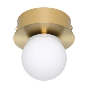 Gouden moderne plafondlamp staal, Escha, 3,3W, 3000K LED