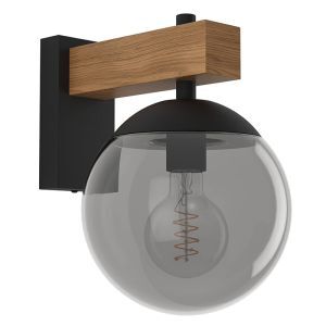 Grijze moderne buitenlamp glas, Boris, IP44
