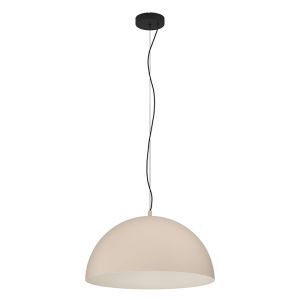 Beige koepellamp staal, Geneva
