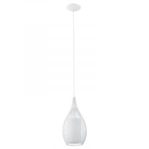 Witte design hanglamp glas, Maritima