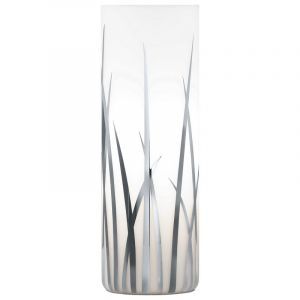 Chromen design tafellamp glas, Ilyas, met schakelaar