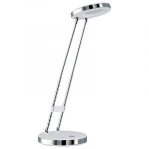 Witte moderne bureaulamp kunststof, Arie, 3W, 3000K LED, met schakelaar