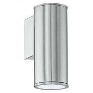 Zilveren moderne buitenlamp rvs, Marlies, IP44