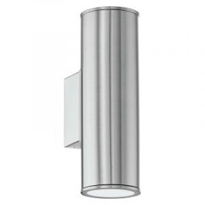 Zilveren moderne buitenlamp rvs, Marlies, IP44