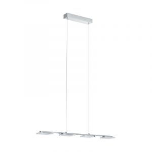 Chromen moderne hanglamp kunststof, Pace, 5W, 3000K LED