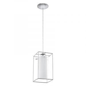 Chromen industriële hanglamp glas, Aprica