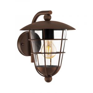 Bruine industriële buitenlamp kunststof, Alise, IP44