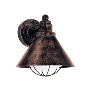Koperen industriële buitenlamp kunststof, Alje, IP44