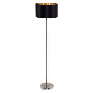 Gouden moderne vloerlamp stof, Terme, met schakelaar
