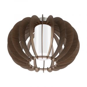 Bruine landelijke plafondlamp hout, Kiran
