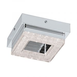 Chromen moderne wandlamp kunststof, Arjo, 4W, 3000K LED