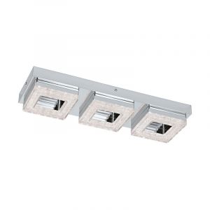 Chromen moderne wandlamp kunststof, Arjo, 4W, 3000K LED