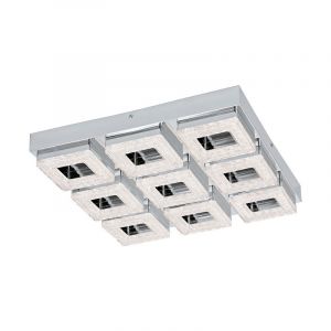 Chromen moderne wandlamp kunststof, Arjo, 4W, 3000K LED