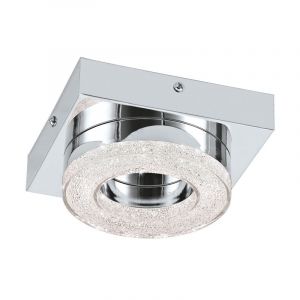 Chromen moderne wandlamp kunststof, Arjo, 4W, 3000K LED