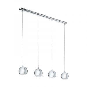 Chromen design hanglamp kunststof, Ayse