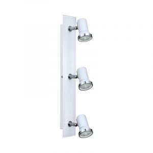 Stalen plafondlamp Jasmijn wit