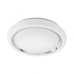 Witte moderne plafondlamp kunststof, Carmela, 18W, 3000K LED