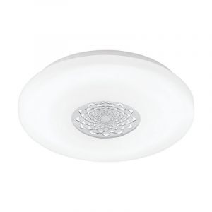 Witte moderne plafondlamp kunststof, Carmela, 24W, 3000K LED