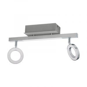 Chromen moderne plafondspot, Madelinde, aluminium, 3w 3000K (warm wit) LED