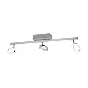 Chromen moderne plafondspot, Madelinde, aluminium, 3w 3000K (warm wit) LED