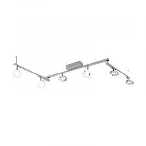 Chromen moderne plafondspot, Madelinde, aluminium, 3w 3000K (warm wit) LED