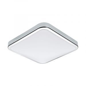 Chromen wandlamp kunststof, Beyza, 16W, 3000K LED, IP44